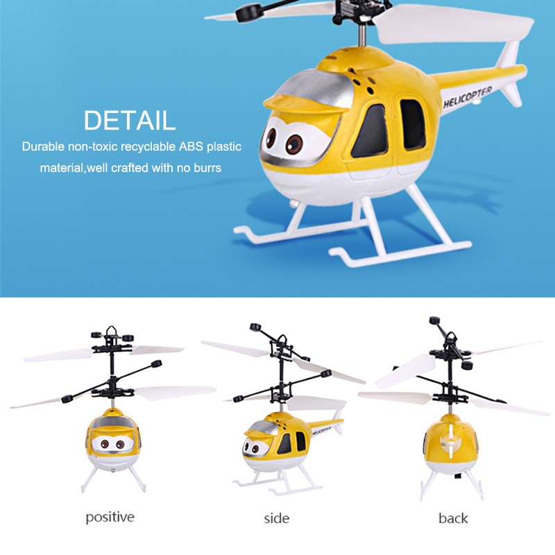 Cartoon Intelligent Sensing Flying Toy Remote Control Helicopter Toy with