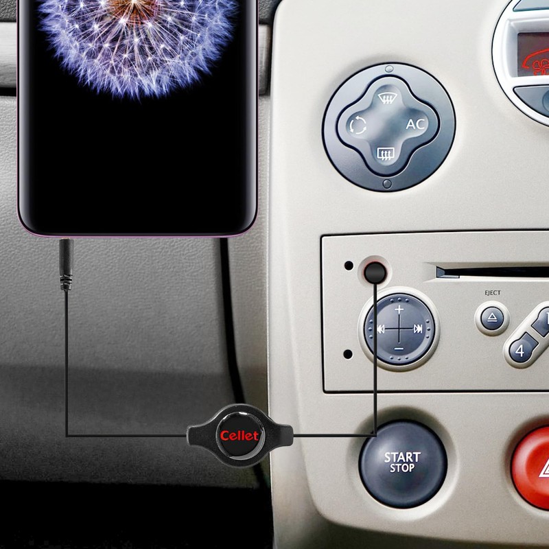 Cellet Retractable 3.5mm Male to 3.55mm Male Input Stereo Audio