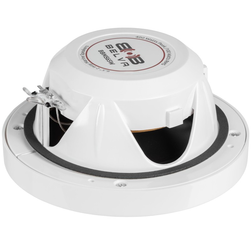 BELVA BBMS65W 400W Peak (200W RMS) 6.5" 2-Way White Coaxial