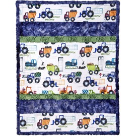 Shannon FABRICS Minky Bambino Nailed It! Cuddle Kit Quilt Kit