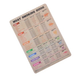 Kisangel BBQ Thermometer Fridge Magnets Refrigerator Magnets Magnetic Meat Temperature Guide Meat Temp Magnet Smoking Meat Steak Temperature Guide Cooking Meat Temperature Soft Magnetic