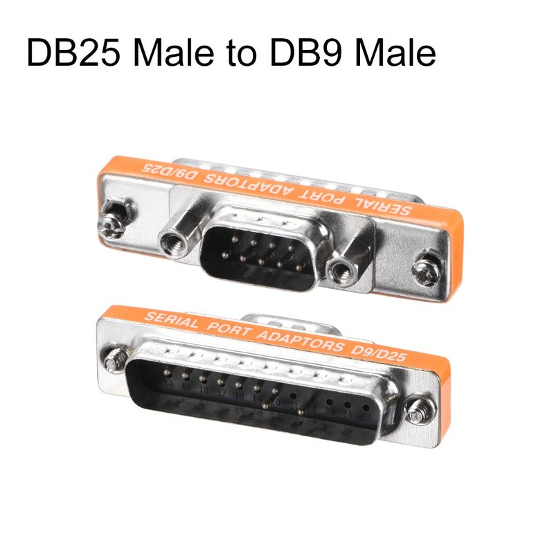 sourcing map Gender Changer 18 Pin DB25 Male to DB9