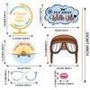 Accessori per foto da viaggio, 23 pezzi, decorazione a tema