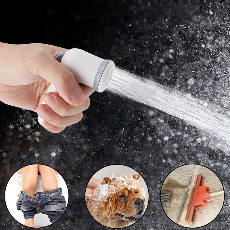 TOPINCN Bidet Spray Head, Handheld Plastic Bidet Toilet Sprayer kit