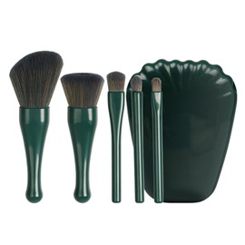 Travel Size Makeup Brushes - Foundation Blending Powder Eye Shadow Brush - Retractable Portable Applicator Cosmetic Tool for Women Girls Blush Foundation Concealers Eye Shadows Loose Powder