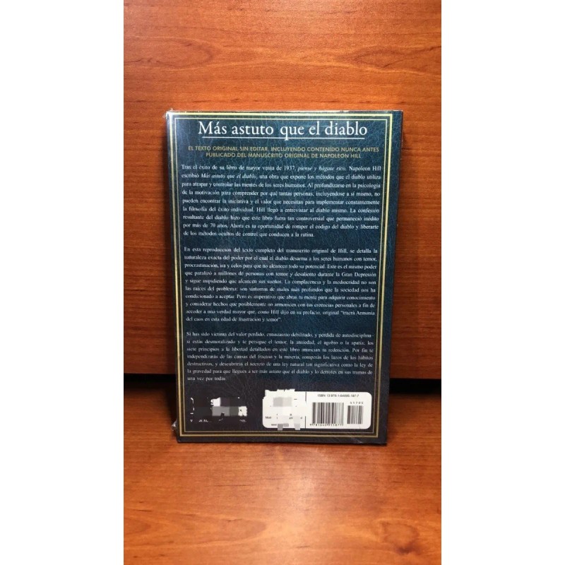 Libro Más Astuto Que El Diablo - Napoleon Hill