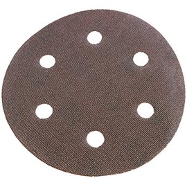 CS Unitec 37648 9" Sandpaper, Velcro 6-Hole Punch, 180 Grit Normal Corundum, (Pack of 25)