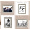 Photo Picture Frames 7 x 5, Silver, Pack of 3,