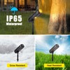 T-SUN Pack of 4 Solar Lights for Outdoor Spotlights, 3000