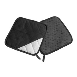 Lurch 70091 Potholder / Dinner Mat Set of 2 Black