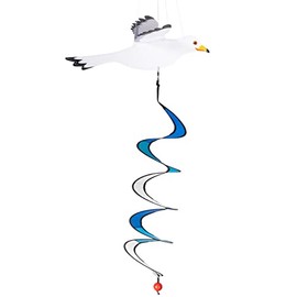 Colours in Motion - Common Gull Twister Wind Chime - 29 x 36 x 75 cm