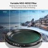 SMALLRIG Attachable VND Filter Kit ND2-ND32 (1-5 Stop) with Universal