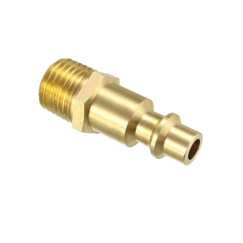 sourcing map High-Flow Plug, Brass Quick Coupler Plug Air Hose