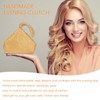 J&G Triangle Rhinestone Ladies Clutch Bag, Evening Bag, Handbag, Wedding
