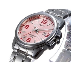 CASIO LADIES LTP1314D-5A  PINK DIAL 50 METERS WATER RESISTANT ANALOG WATCH