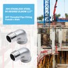 S SYDIEN 2Pcs 304 Stainless Steel 90 Degree Elbow 1/2"