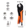 HEY FOLY Heavy Duty Snap Fastener Tool Set, Adjustable Snap