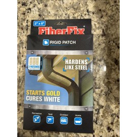 RapidFix FiberFix Rigid (3) 2”x8” Rigid Patches - Hardens Like Steel!