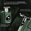 5-in-1 Multifunctional Torch Lighter with Cutter, Punch, Holder, and Windproof