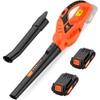 Leisch Life Cordless Leaf Blower,21V Handheld Electric Leaf Blower with