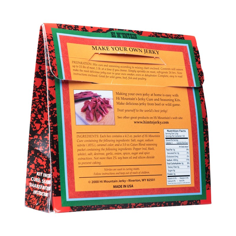 Hi Mountain Jerky Seasoning and Cure Kit | CAJUN BLEND