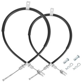 Drive-up Club Car Precedent Brake Cable, 2 PCS Golf Cart Brake Cables Stainless Steel Core Fits 2004-Up Club Car Precedent and 2018-Up Tempo Golf Carts, Driver and Passenger Side, 102557501, 103528702