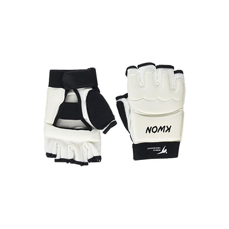 KWON WT World TKD Protective Boxing Gloves white Size:L