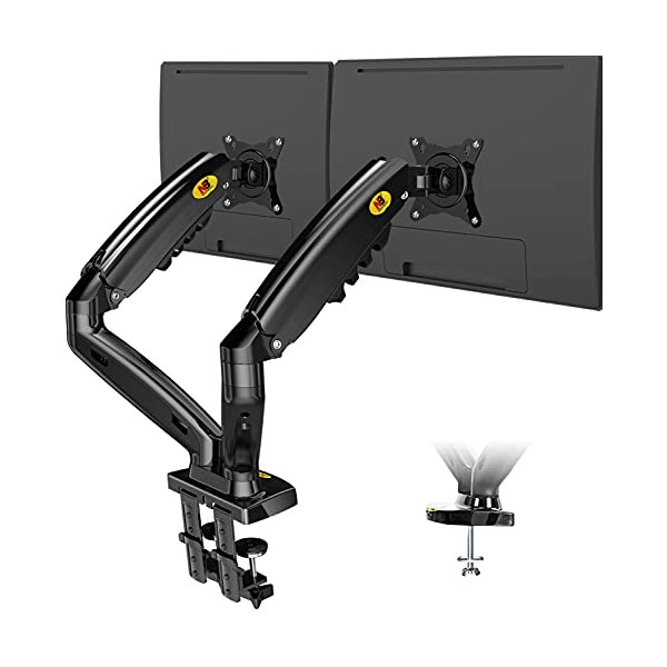 NB North Bayou Dual Monitor Desk Mount Stand Full Motion