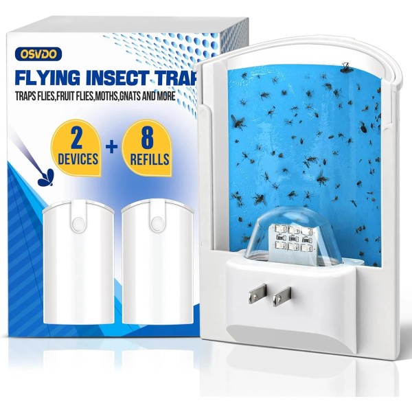 Does not apply 2 Flying Insect Traps & 8 Cartridges