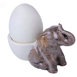 Elephant Egg Cup Set Ceramic Egg Cup Animals Elephant Set of 2
