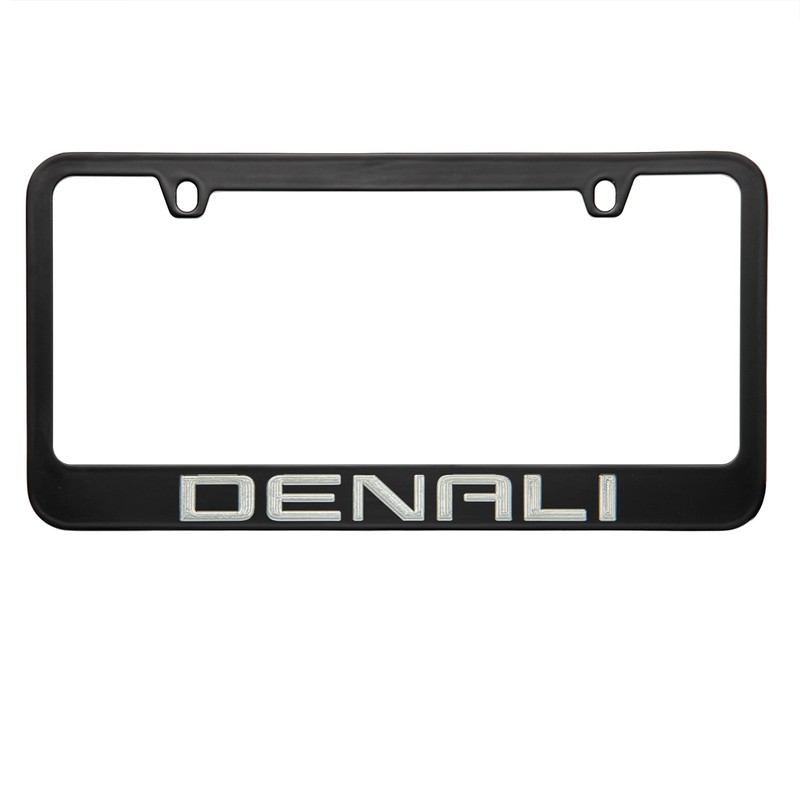 GMC Denali Black License Plate Frame.