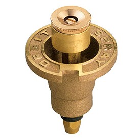 10-Pack Orbit 54070 Brass Pop-Up Flush Head Sprinkler with Full Pattern Spray Nozzle - Brass Pop-Up Sprinklers for Full Pattern Spray