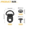 uxcell 20 Sets Shoelace Hook, Boot Lace Hooks D-Ring Eyelet