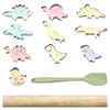 12 Pcs Dinosaur Cookie Cutter Set, Cookie Molds for Baking