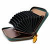 Wachi-Fird Dayan Cat Genuine Leather Mexico Card Wallet Yellow