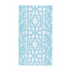 Caspari Coral And Trellis Robin's Egg Guest Towel Napkins -