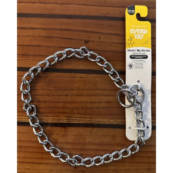 Every Yay Hittin' My Stride Dog Chain Collar (24 in.