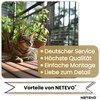 Netevo® Cat Net for Balcony, Wire Reinforced, Cat Protection Net,