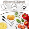 Xanadued 2 Pack Piranha Spiral Cutter for Potatoes, Stainless Steel