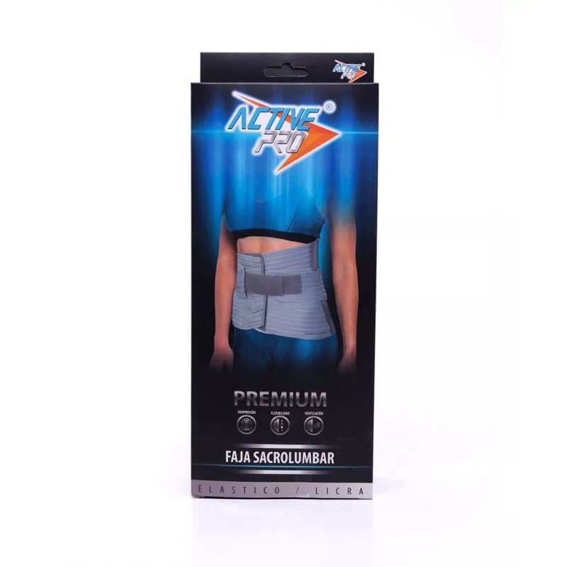 Innovación Ortopédica Faja Sacro Lumbar Lumbosacra Ventilada Varilla Rígida
