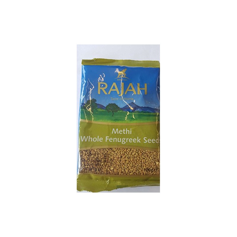 Rajah Methi Whole Fenugreek Seeds 100g (Pack of 2)
