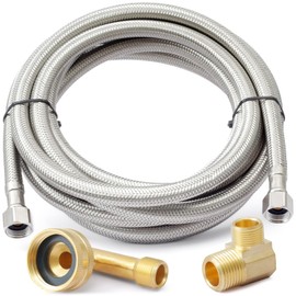 11051476 Dishwasher Water Supply Hose Compatible With Bosch SHXM78W55N SHP78CM5N SHX78CM5N Installation Connection Kit 5FT with 90° Elbow Fitting Replace SMZSH1ABUC SMZSH002UC 11023835 PS16876814