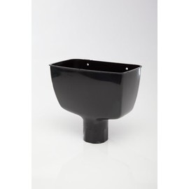 POLYPIPE RR130 Black Standard Hopper Head for 68mm downpipe System