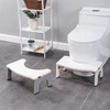 Toilet stool Wood, Foldable Poop stool for Adult, 7" Wooden