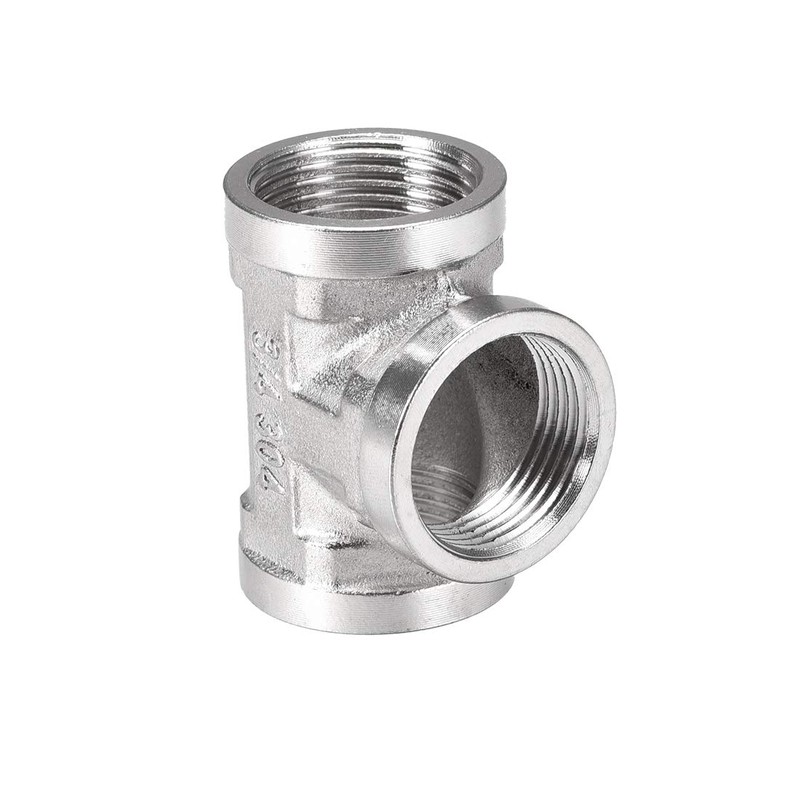 sourcing map Stainless Steel 304 Cast Pipe Fitting G3/4 Female