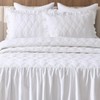 DDUOXIN Ruffle Skirt Bedspread Coverlet Sets Farmhouse King Bedspreads Vintage