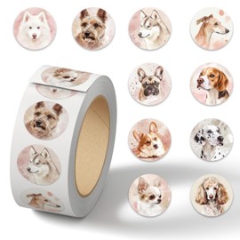 500 Pcs Cute Dog Stickers Puppy Decals Waterproof Decals for Laptop, Water Bottle,Phone, Luggage, Teens Boys Girls Birthday Party Supplies Decoration