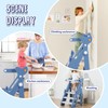 Foldable Toddler Tower, Toddler Kitchen Step Stool Helper, Height-Adjustable Foldable