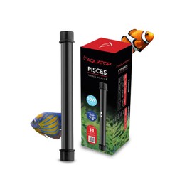 Aquatop 10W Pisces Nano Heater – Fully Submersible for Fish Tanks Up to 3 Gallons – Preset 78°F Thermostat – Heat-Resistant – PCS-10W
