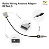 Radio Wiring Harness with Antenna Adapter Compatible with Subaru 1995-2009,